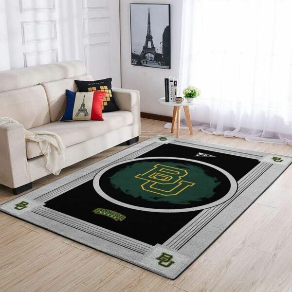 Baylor Bearss Ncaa Football Basketball Team Logo Type 8049 Rug Area Carpet Living Room Home Decor