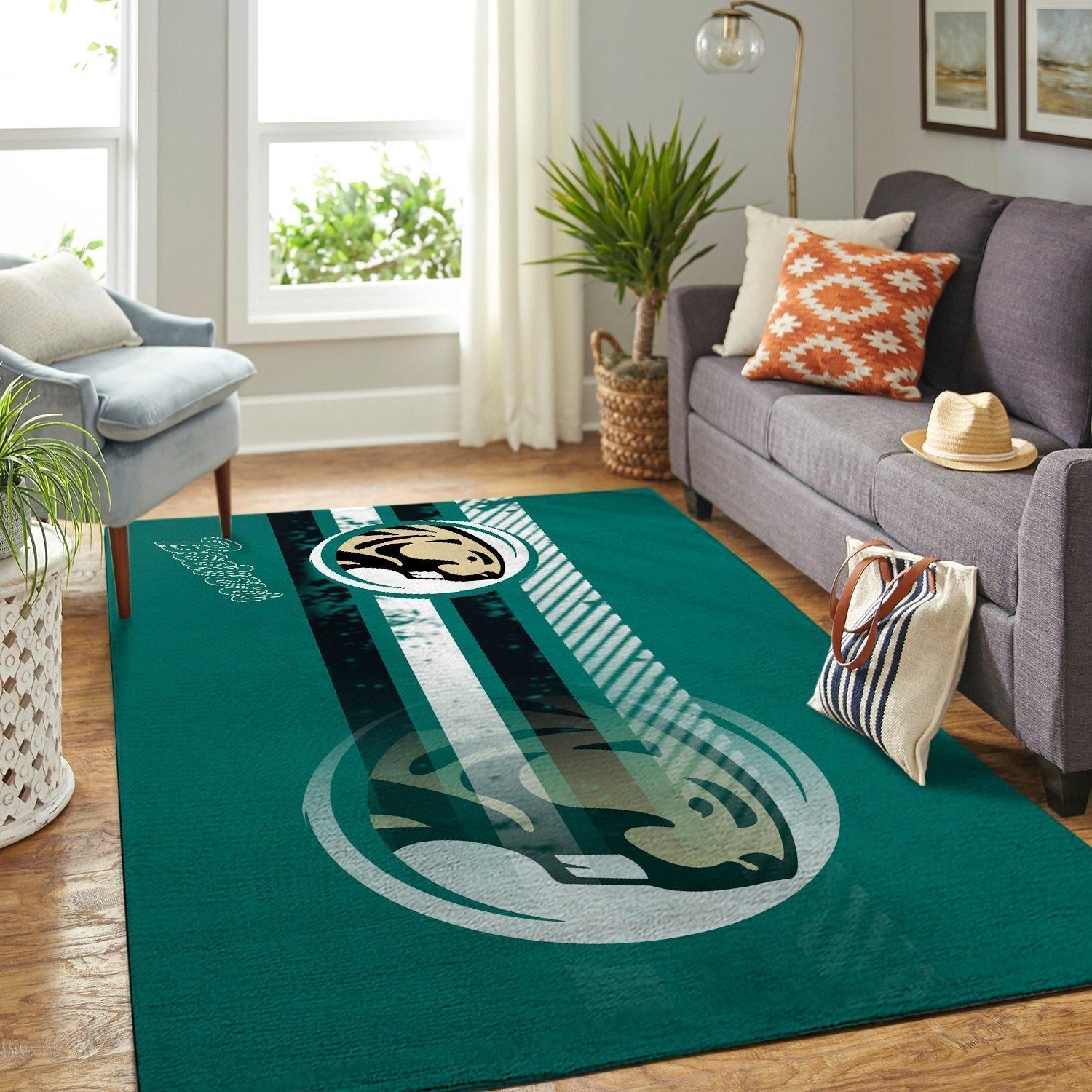 Bemidji State Beaverss Ncaa Football Basketball Custom Type 8076 Rug Living Room Home Decor Area Carpet