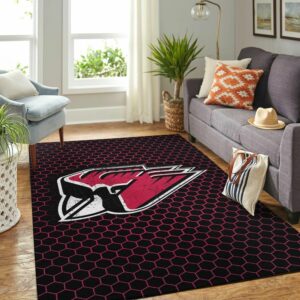 Ball State Cardinalss Ncaa Football Basketball Custom Type 8088 Rug Home Decor Area Carpet Living Room