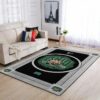 Ohio Bobcatss Ncaa Football Basketball Team Logo Type 8147 Rug Home Decor Living Room Area Carpet