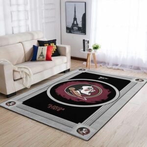 Florida State Seminoles Ncaa Team Logo Nice Type 8378 Rug Living Room Home Decor Area Carpet