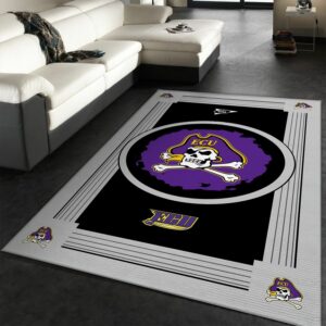 East Carolina Pirates Ncaa Team Logos Type 8409 Rug Living Room Area Carpet Home Decor