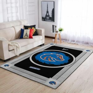 Boise State Broncos Ncaa Team Logo Nice Type 8411 Rug Living Room Home Decor Area Carpet