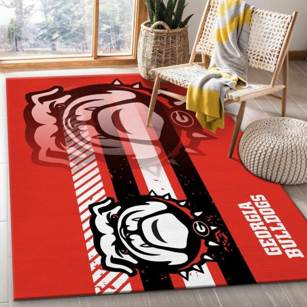 Georgia Bulldogs Ncaa Custom X Ft Type 8422 Rug Living Room Home Decor Area Carpet