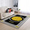 Michigan Wolverines Ncaa Team Logo Nice Type 8486 Rug Home Decor Living Room Area Carpet