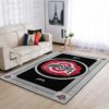 Ohio State Buckeyes Ncaa Team Logo Nice Type 8511 Rug Home Decor Living Room Area Carpet