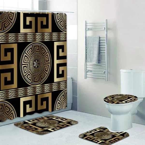 Versace Bathroom Set Bath Mat Hypebeast Luxury Fashion Brand Home Decor