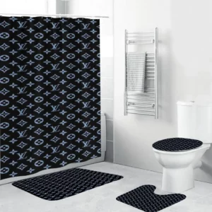 Louis Vuitton Bathroom Set Luxury Fashion Brand Home Decor Hypebeast Bath Mat