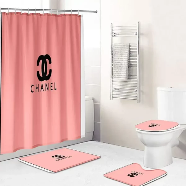 Chanel Bathroom Set Bath Mat Luxury Fashion Brand Home Decor Hypebeast