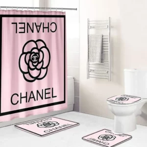 Chanel Bathroom Set Home Decor Bath Mat Luxury Fashion Brand Hypebeast