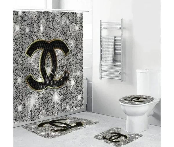 Chanel Bathroom Set Hypebeast Home Decor Bath Mat Luxury Fashion Brand