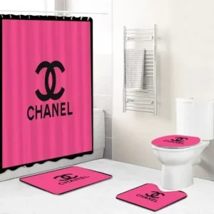 Chanel Bathroom Set Home Decor Luxury Fashion Brand Bath Mat Hypebeast