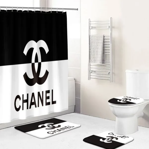 Chanel Bathroom Set Hypebeast Luxury Fashion Brand Bath Mat Home Decor