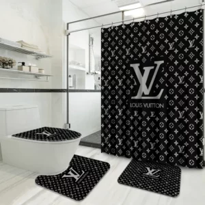 Louis Vuitton Bathroom Set Luxury Fashion Brand Hypebeast Bath Mat Home Decor