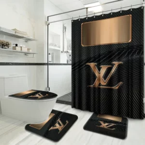 Louis Vuitton Bathroom Set Home Decor Hypebeast Bath Mat Luxury Fashion Brand