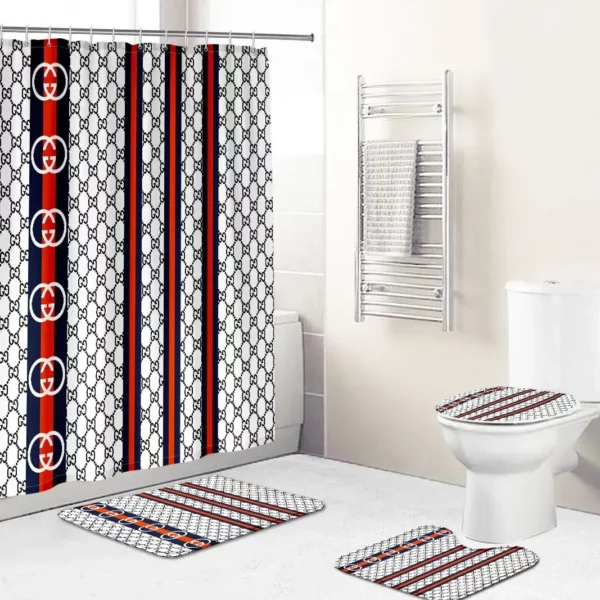 Gucci Bathroom Set Luxury Fashion Brand Hypebeast Bath Mat Home Decor