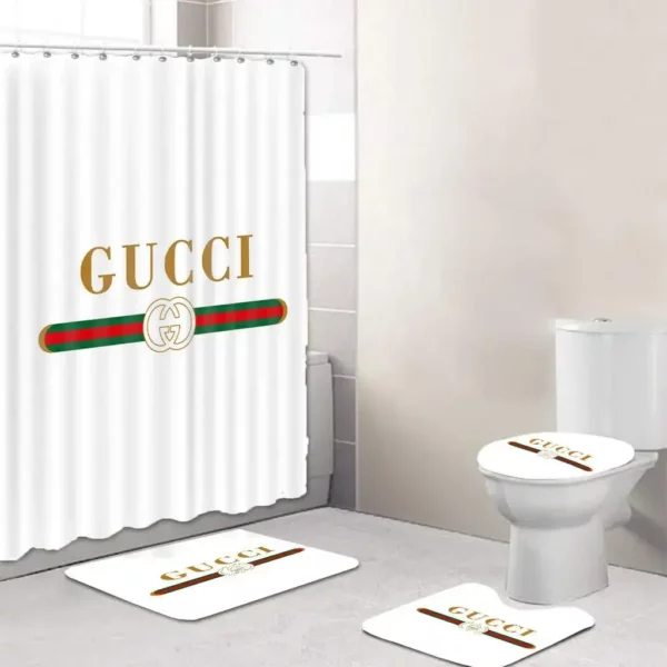 Gucci Bathroom Set Home Decor Bath Mat Hypebeast Luxury Fashion Brand