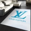 Louis Vuitton Rectangle Rug Area Carpet Home Decor Fashion Brand Luxury Door Mat