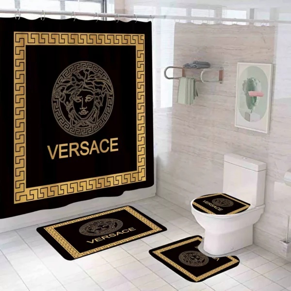 Versace Bathroom Set Hypebeast Luxury Fashion Brand Bath Mat Home Decor