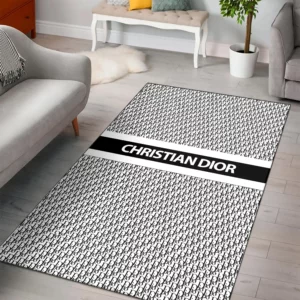 Dior Rectangle Rug Luxury Area Carpet Home Decor Fashion Brand Door Mat