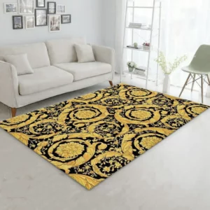 Versace Rectangle Rug Luxury Fashion Brand Door Mat Area Carpet Home Decor