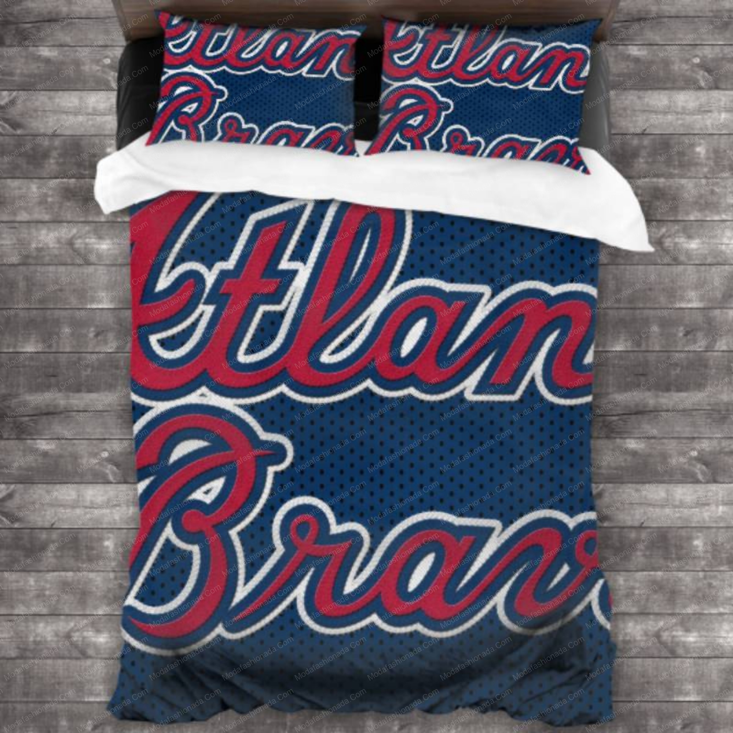 Atlanta Braves Baseball Sport 15 Logo Type 1480 Bedding Sets Sporty Bedroom Home Decor