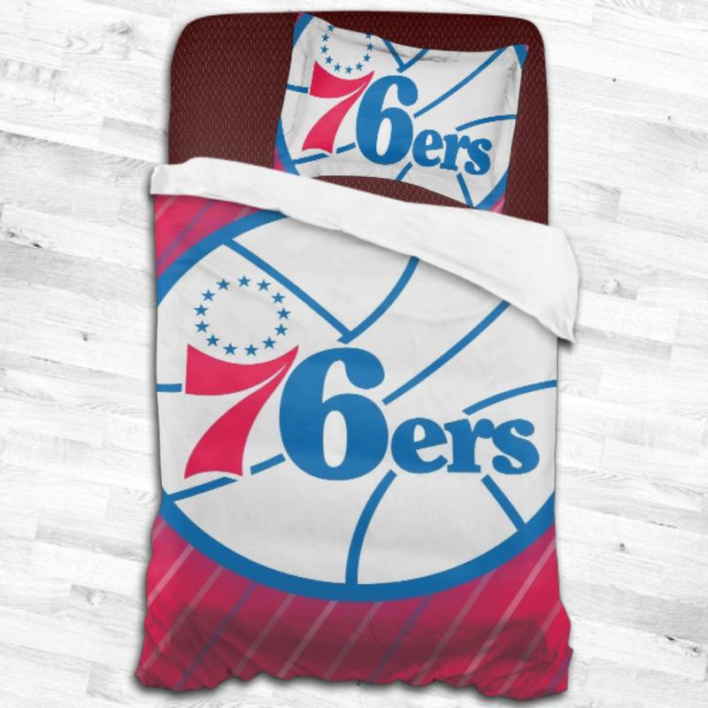 Philadelphia 76Ers Logo Type 1660 Bedding Sets Sporty Bedroom Home Decor