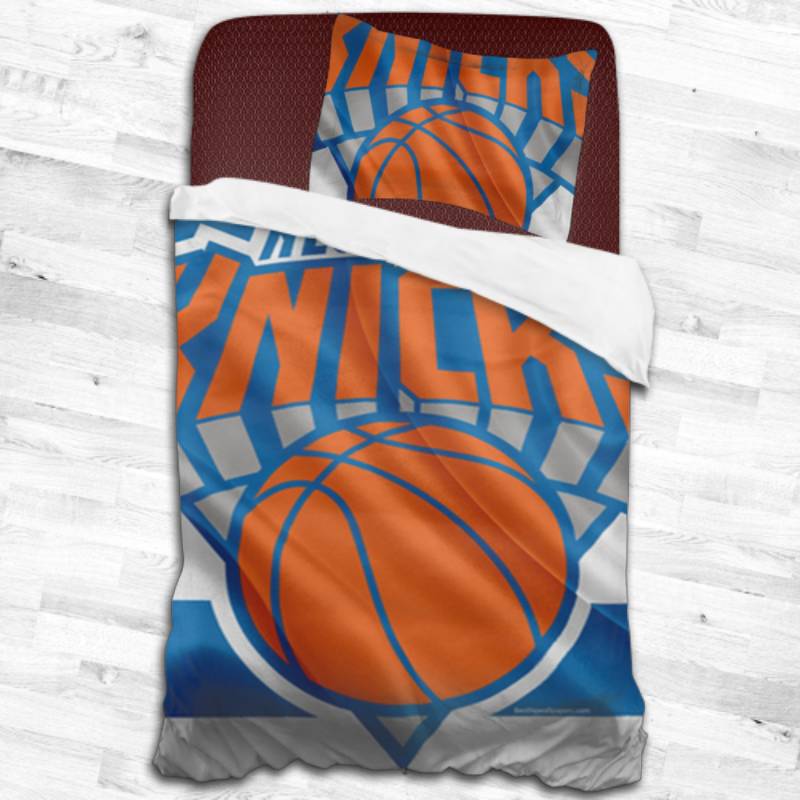 New York Knicks Logo Type 1661 Bedding Sets Sporty Bedroom Home Decor