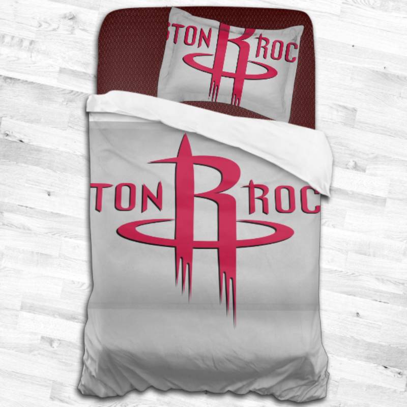 Houston Rockets Logo Type 1681 Bedding Sets Sporty Bedroom Home Decor