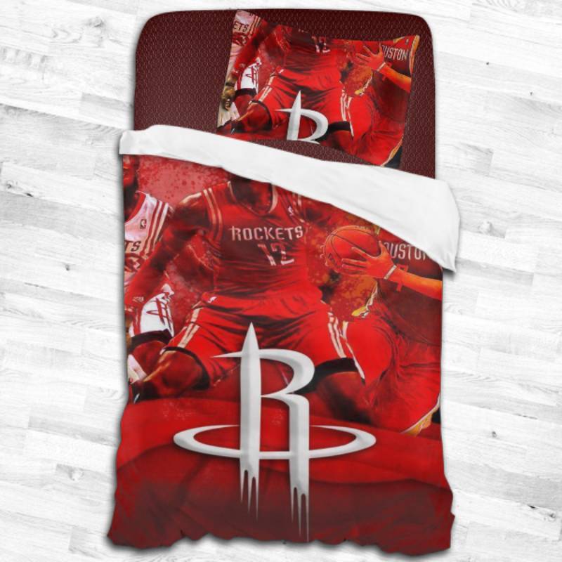 Houston Rockets Logo Type 1684 Bedding Sets Sporty Bedroom Home Decor