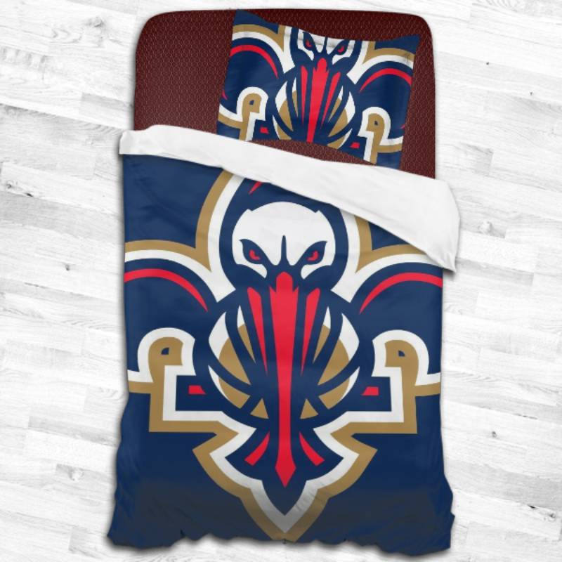 Nba New Orleans Pelicans Logo Type 1701 Bedding Sets Sporty Bedroom Home Decor