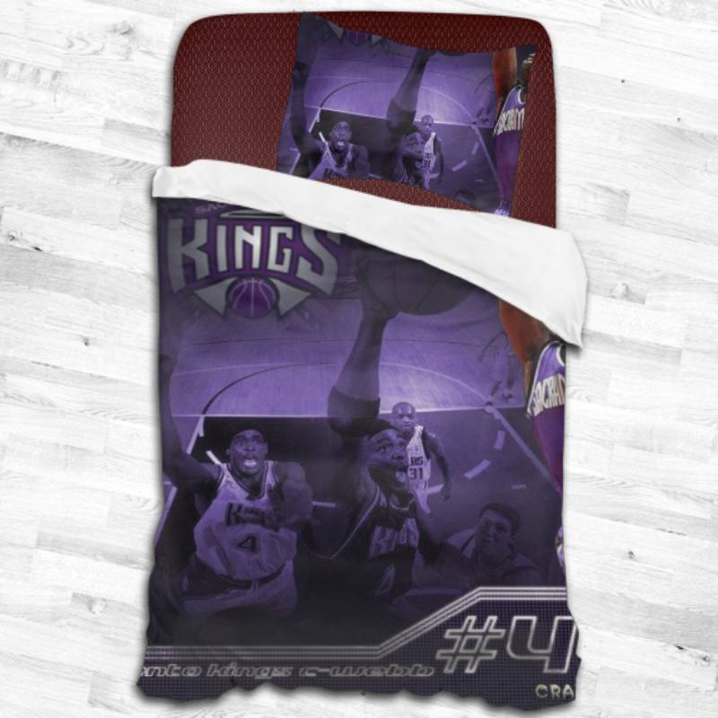 Nba Sacramento Kings Logo Type 1714 Bedding Sets Sporty Bedroom Home Decor
