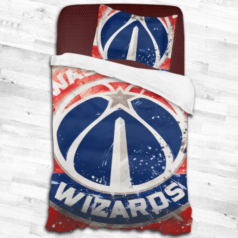 Nba Washington Wizards Logo Type 1717 Bedding Sets Sporty Bedroom Home Decor