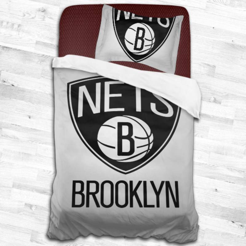 Brooklyn Nets Logo Type 1744 Bedding Sets Sporty Bedroom Home Decor