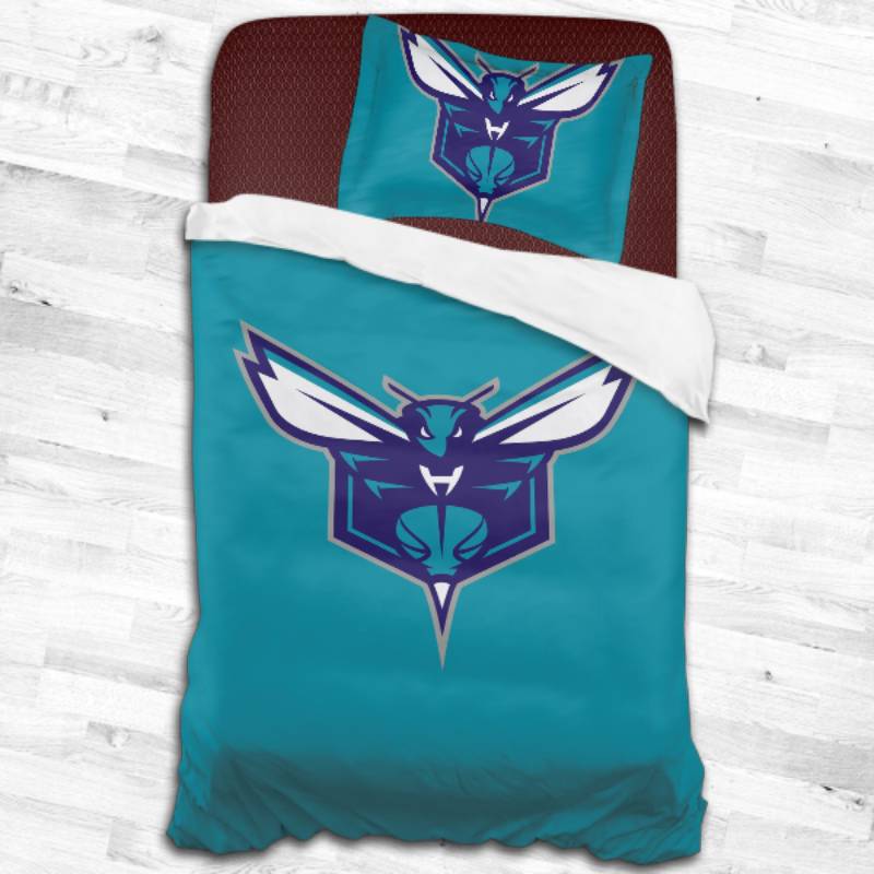Nba Charlotte Hornets Logo Type 1816 Bedding Sets Sporty Bedroom Home Decor