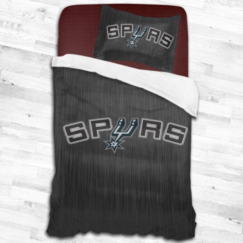 Nba San Antonio Spurs Logo Type 1839 Bedding Sets Sporty Bedroom Home Decor