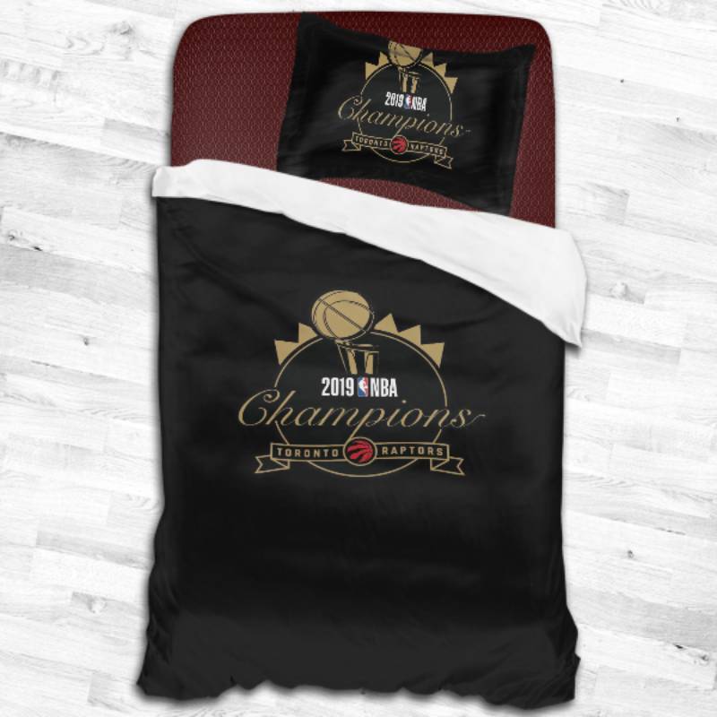 Nba Toronto Raptors Logo Type 1840 Bedding Sets Sporty Bedroom Home Decor