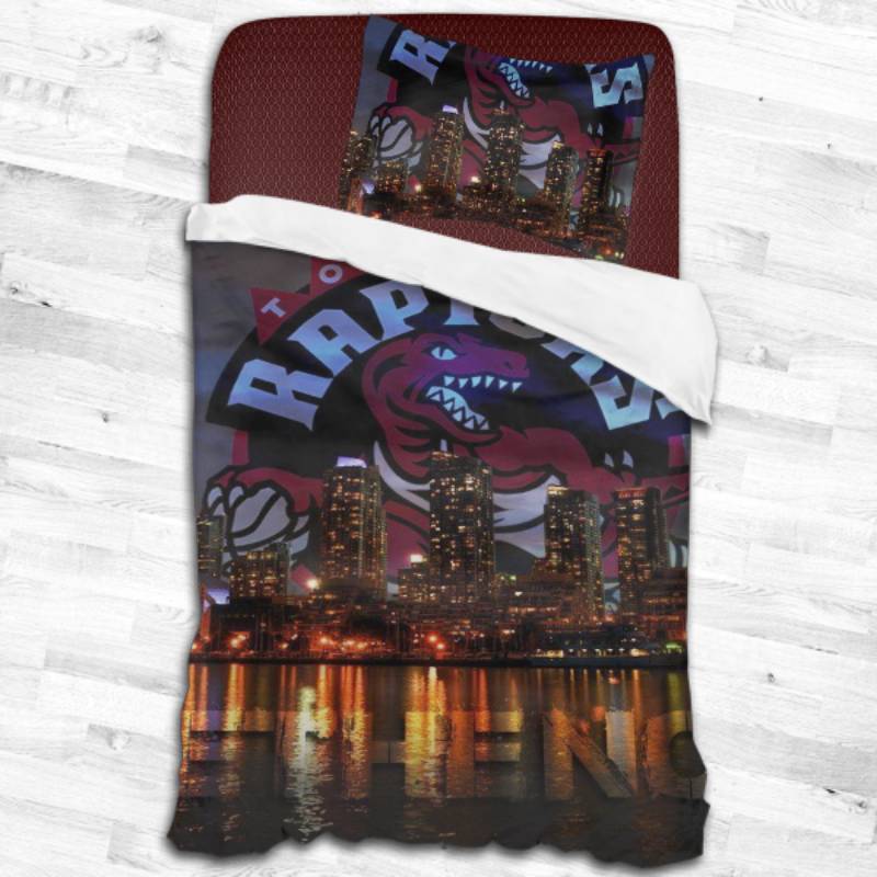 Toronto Raptors Logo Type 1922 Bedding Sets Sporty Bedroom Home Decor