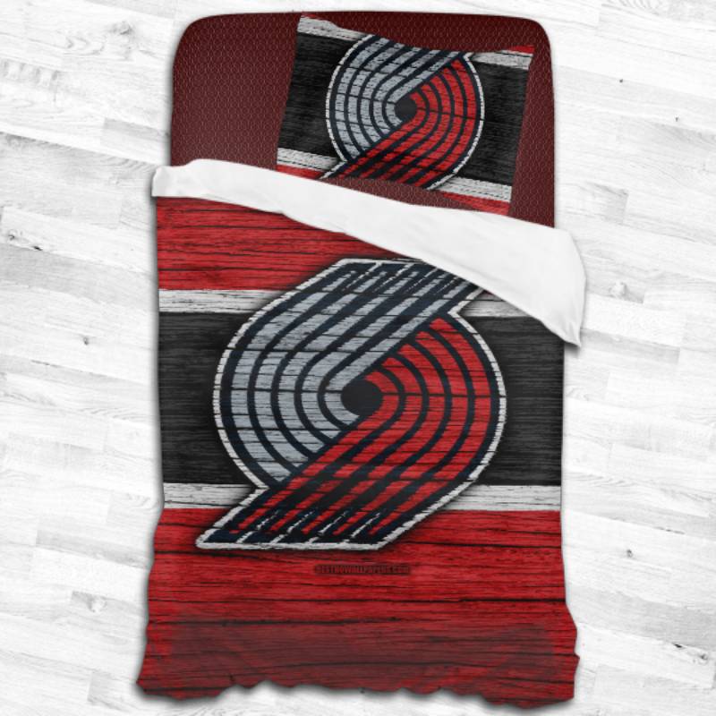 Portland Trail Blazers Logo Type 1982 Bedding Sets Sporty Bedroom Home Decor
