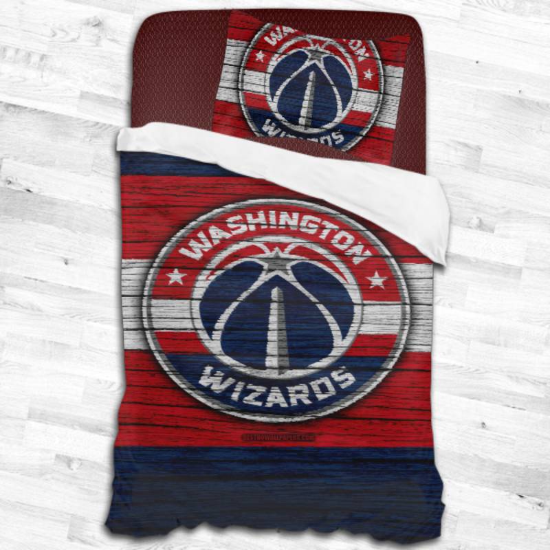Washington Wizards Logo Type 1989 Bedding Sets Sporty Bedroom Home Decor