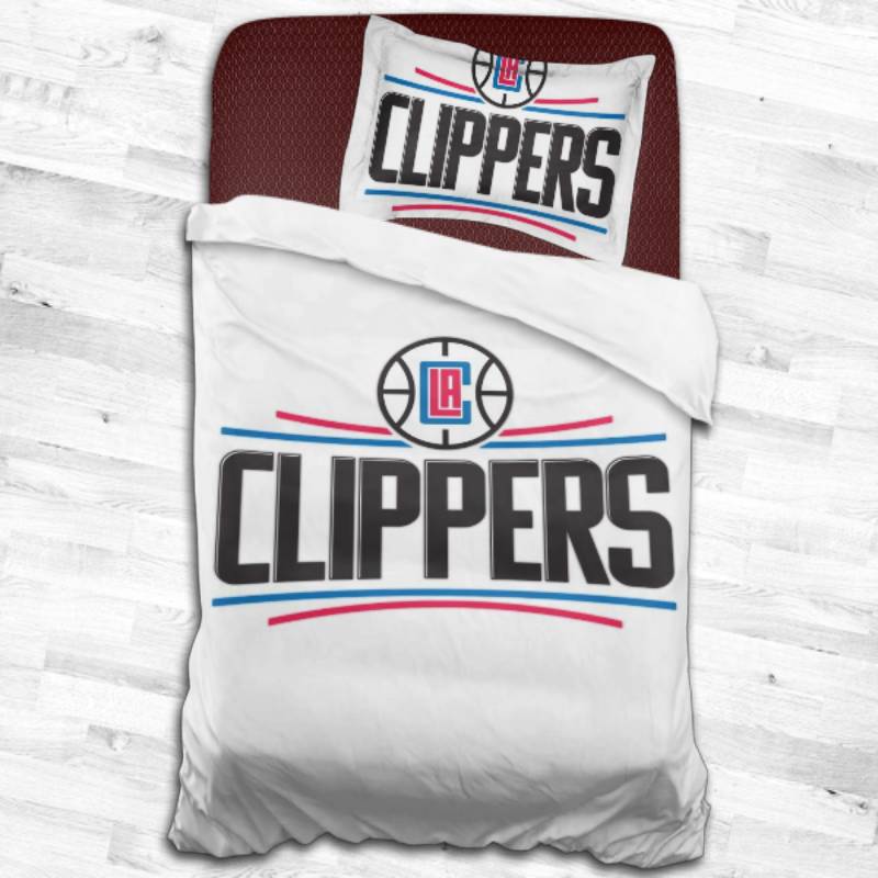 La Clippers Logo Type 2010 Bedding Sets Sporty Bedroom Home Decor
