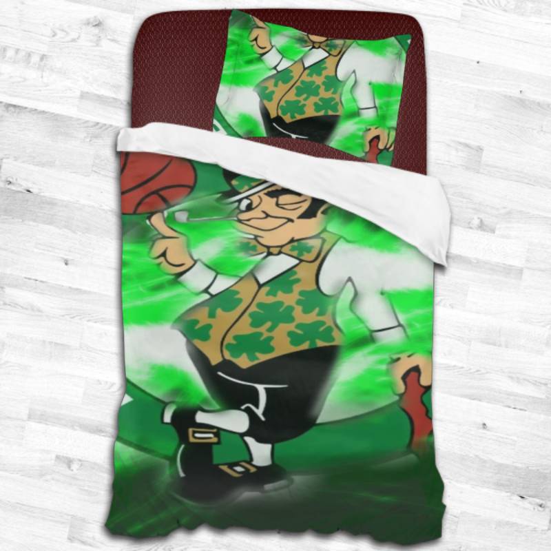 Boston Celtics Logo Type 2071 Bedding Sets Sporty Bedroom Home Decor