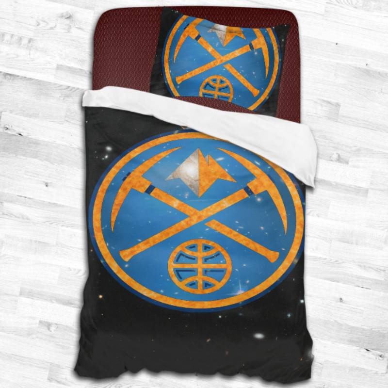 Nba Denver Nuggets Logo Type 2094 Bedding Sets Sporty Bedroom Home Decor