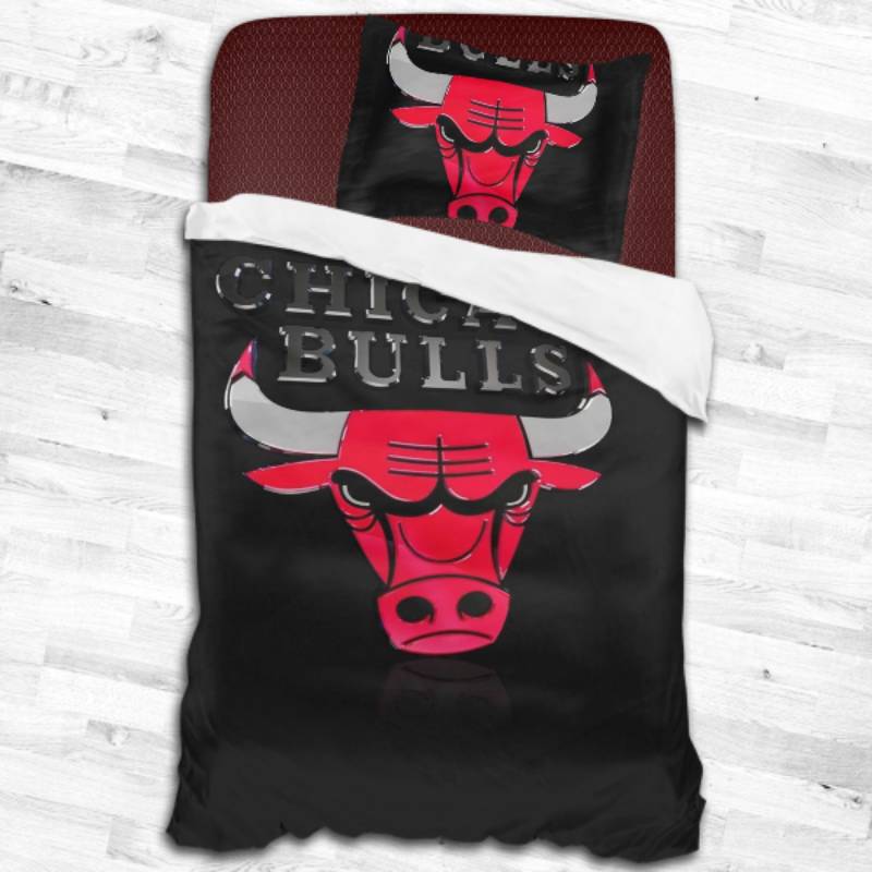 Nba Chicago Bulls Logo Type 2098 Bedding Sets Sporty Bedroom Home Decor