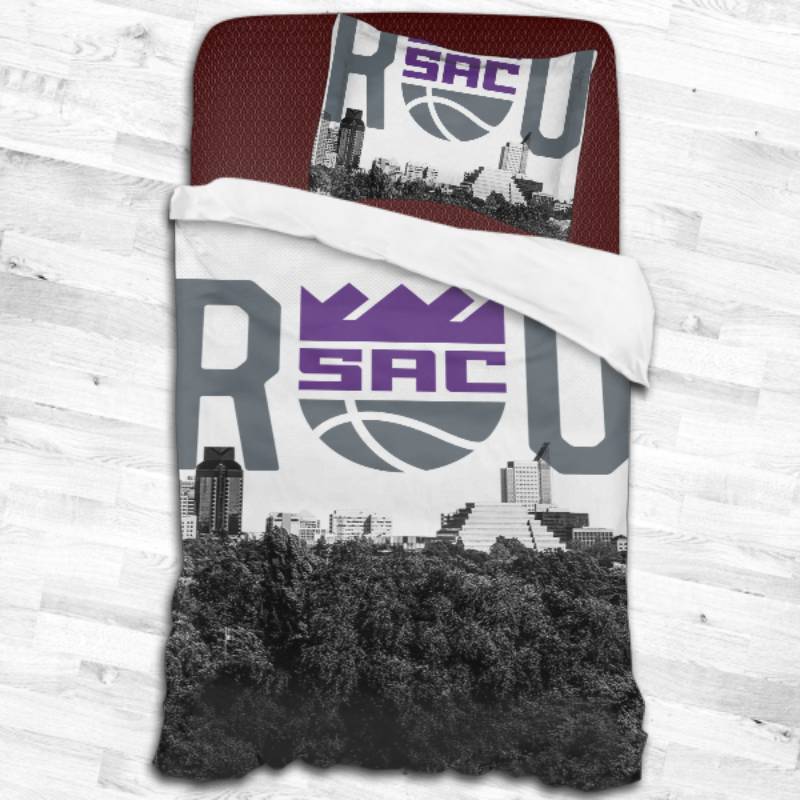 Nba Sacramento Kings Logo Type 2108 Bedding Sets Sporty Bedroom Home Decor