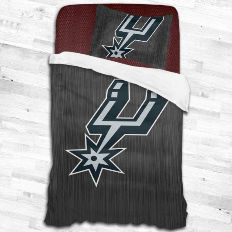 Nba San Antonio Spurs Logo Type 2167 Bedding Sets Sporty Bedroom Home Decor