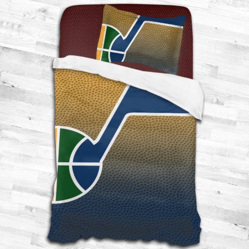 Nba Utah Jazz Logo Type 2169 Bedding Sets Sporty Bedroom Home Decor