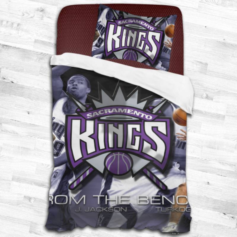 Sacramento Kings Logo Type 2176 Bedding Sets Sporty Bedroom Home Decor