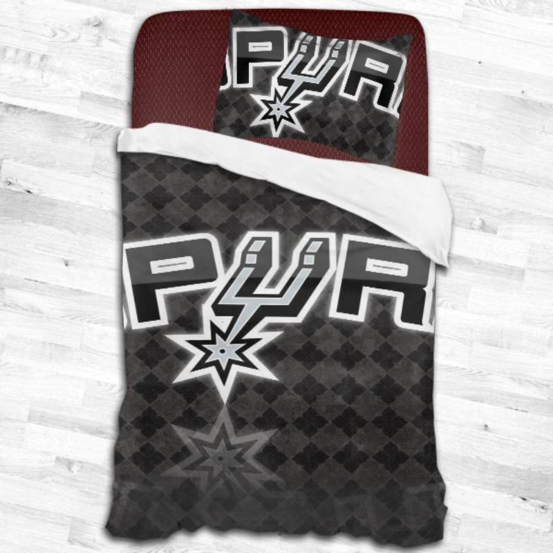 San Antonio Spurs Logo Type 2179 Bedding Sets Sporty Bedroom Home Decor