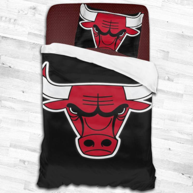 Chicago Bulls Logo Type 2191 Bedding Sets Sporty Bedroom Home Decor